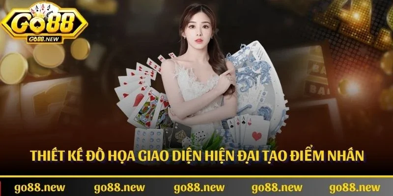 Thiết kế đồ họa giao diện hiện đại tạo điểm nhấn